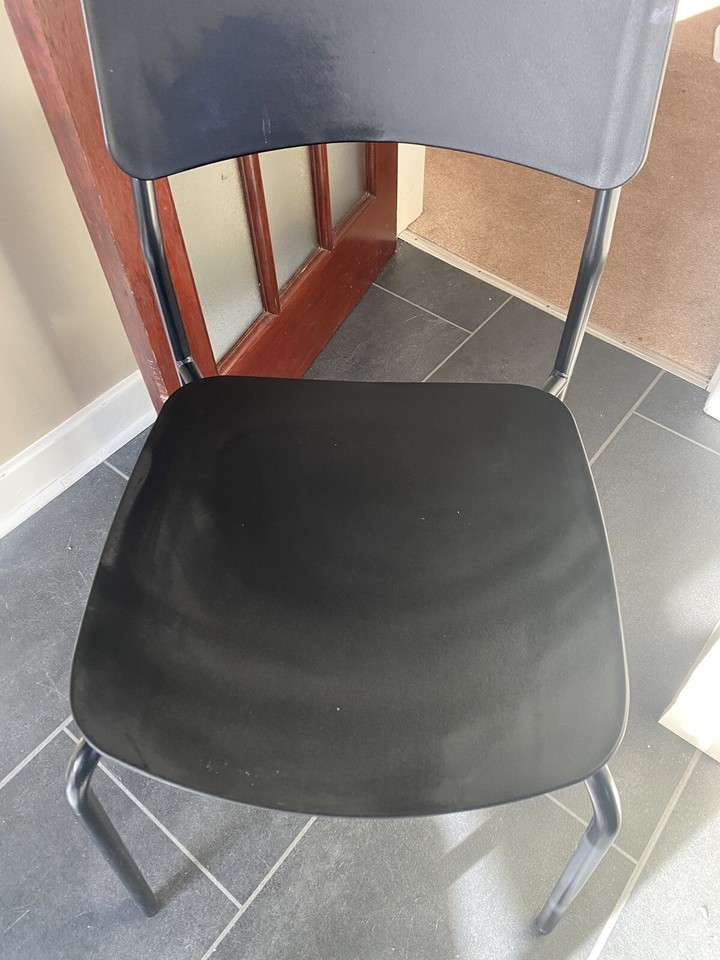 Argos Home Stella Wood Effect Black Kitchen Table And 2 Chairs RRP £120