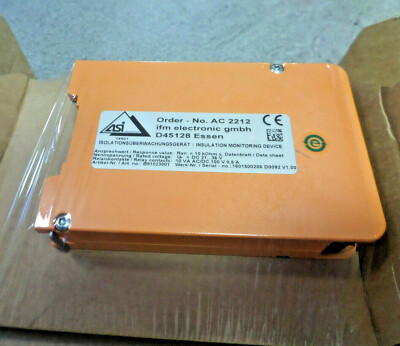 IFM Electronic Ecomat 300 AC 2212 AC2212 Isolation Monitoring Device New