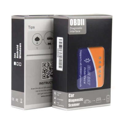 OBD II Stecker Bluetooth ELM327 OBD2 Scanner Diagnosegerät für Windows & Android