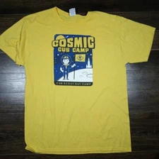   Cub Scout Camp Day T-shirt Cosmic Cub Camp  Size Large 