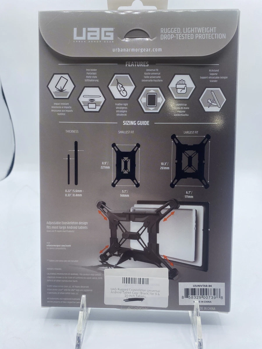 Urban Armor Gear Exoskeleton Case for Tab S3 S2 A Tablet Black