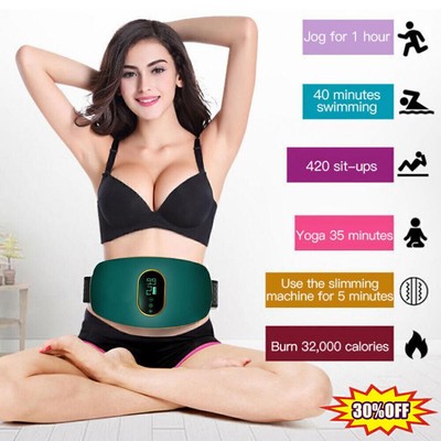Electric Slimming Machine Weight Loss Belly Body Thin Waist Belt Fat Burning