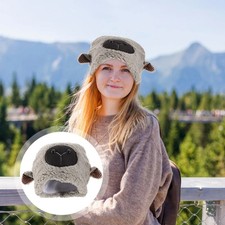 Lamb Ears Costume Animal Hood Cute Plush Char...