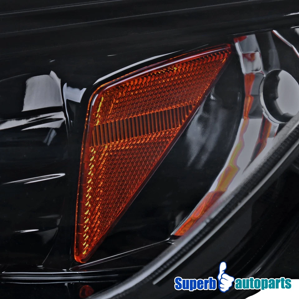 Fits Black Smoke 2000-2003 Honda S2000 AP1 HID Type LED Projector Headlights - Изображение 3 из 4