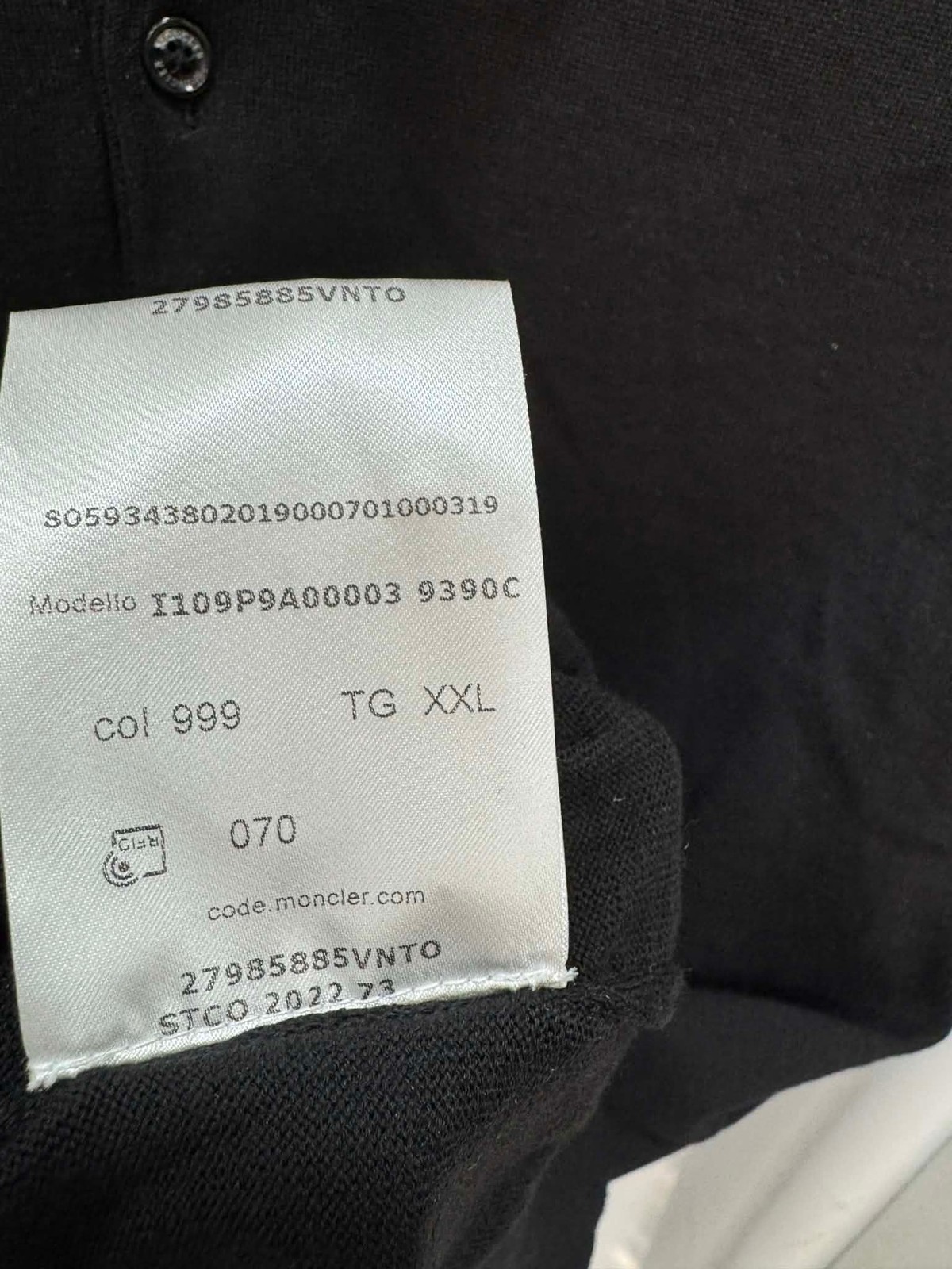 Moncler Polo Knit Short Sleeve XXL 152163044 thumbnail 3