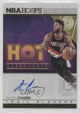 2016-17 Panini NBA Hoops Hot Signatures Allen Crabbe #6 Auto z0i