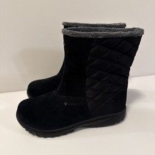 Columbia Womens Ice Maiden Slip III Snow Boot Black Size 5.5