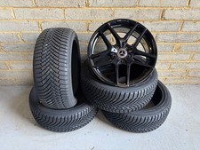 Mercedes GLC 19" Black Genuine AMG 5 Twin Spoke Alloy Wheels & New Winter Tyres