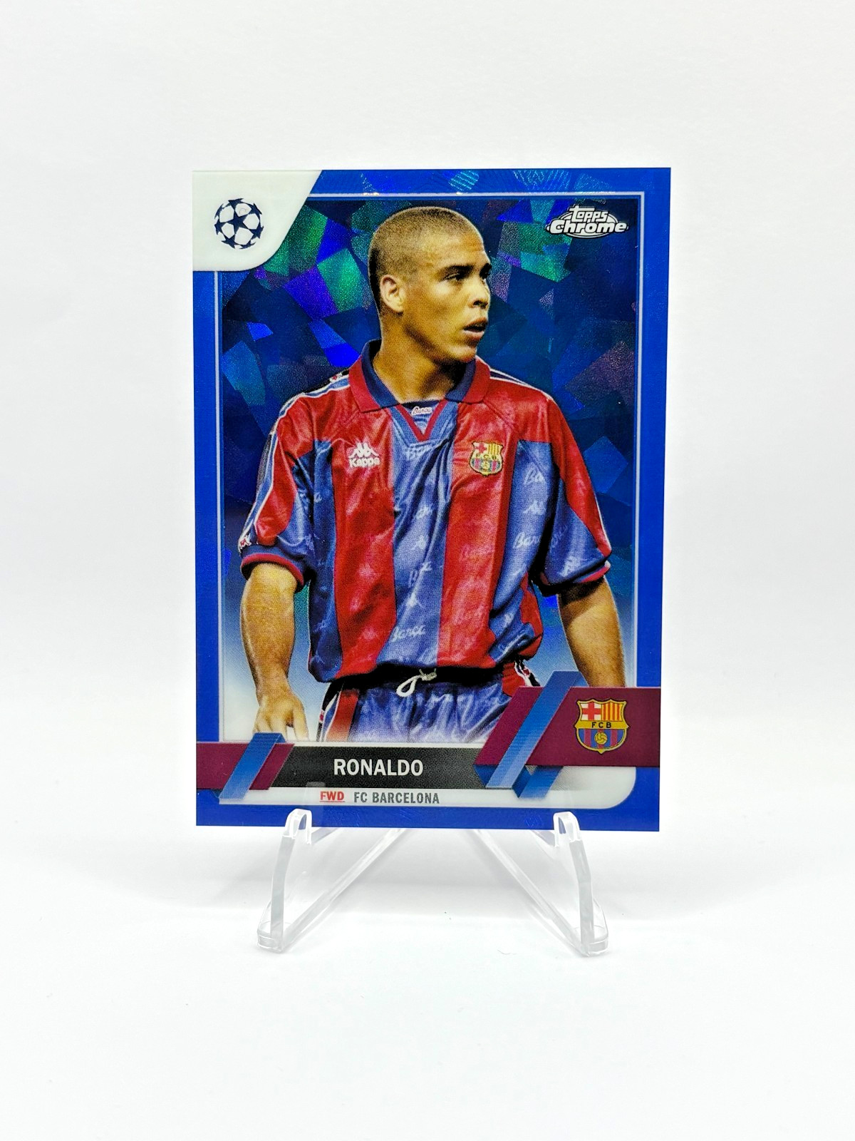 Ronaldo 2022-23 Topps Chrome UCL IMAGE VARIATION SAPPHIRE REFRACTOR SP - LEGEND! view 1
