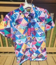Surf Society Swimwear Men's Tropical Birds Button-down S/S Shirt - Sz L - NWT