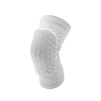 Kniebandage, Unisex Kompressions-Kniebandage, Sport, Xlarge, Weiß