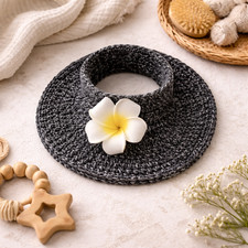 Newborn Papale Baby Bib  Handmade Crochet Bib  Neutral Infant Gift