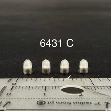 4 Pack 1/64 Vintage Clear Beacon Ray Lightbar Sheriff Police Fire Ambulance