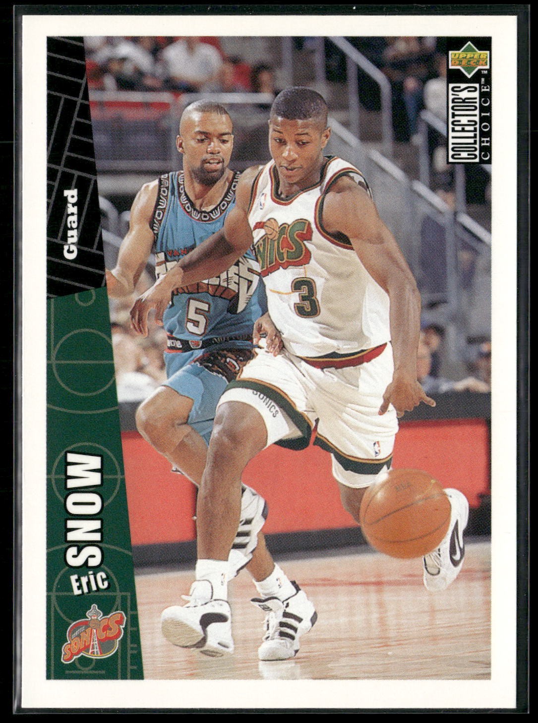 Eric Snow RC - 1996-97 Collector's Choice #337 - Seattle SuperSonics