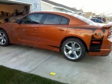 2011 - 2014 Dodge Charger 70 Super Bee Hockey Style Quarter Panel Stripe Kit