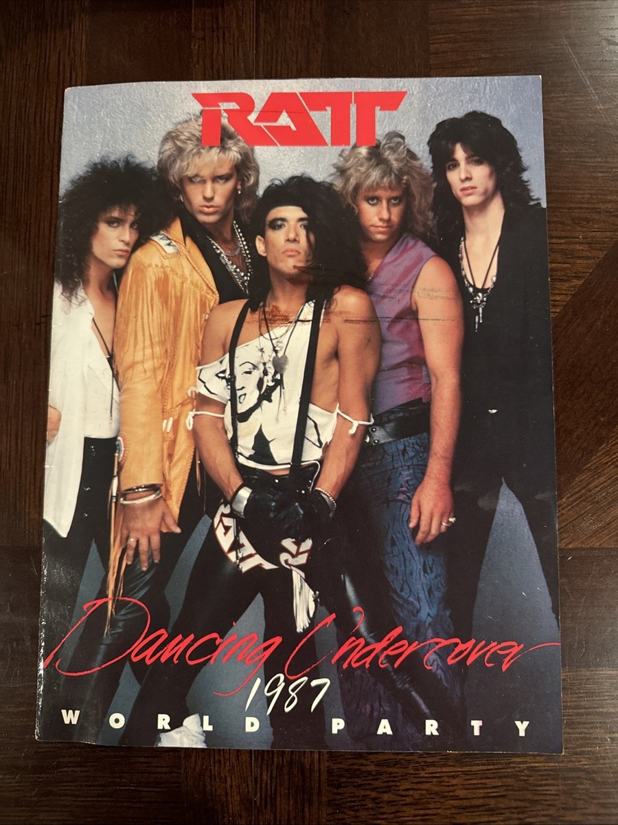1987 RATT Dancing Undercover World Tour Program | eBay