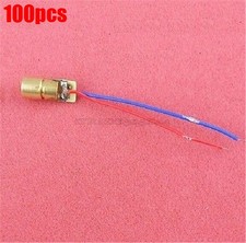 100Pcs Diode Wl Red 650Nm 6Mm 3V 5 Mini Laser Dot Module Head New Ic rk
