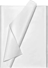 100 Sheets 20"X14" White Tissue Paper for Gift Bags, Recyclable Gift Wrapping Pa