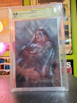 RED SONJA #1 CGC SS 9.8 NM+ LUCIO PARRILLO EXCLUSIVE VIRGIN VARIANT COVER