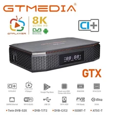 8K FTA DVB-S2/T2/ATSC-T/C Satellite Receiver Smart TV Box 4:2:2 CI+ Home Theater