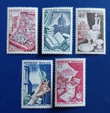 France 1954 970 à 974 neuf luxe ** métiers d'arts cote 42 euros (2)