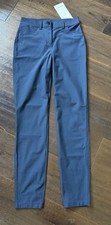 NWT City Sleek 5 Pocket HR Pant 4/30” Inseam Sz25 Waist True Navy Blue $128