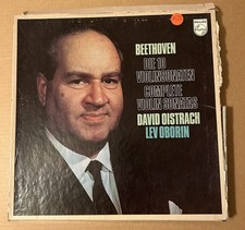 BEETHOVEN 4LP Box Complete Violin Sonatas Oistrakh Philips 1978 Set MINT DISCS