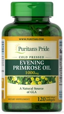 Puritan's Pride Evening Primrose Oil 1000 mg with GLA - 120 Softgels