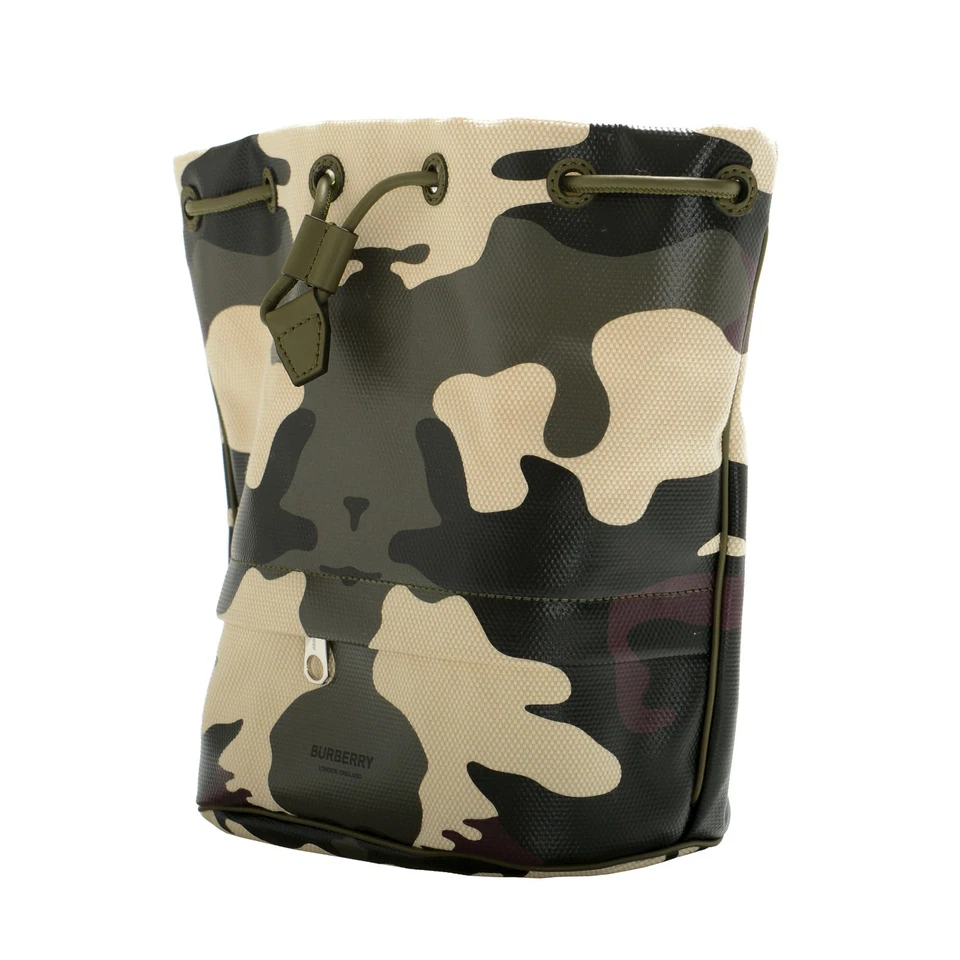 Bolso Burberry para mujer "Phoebe" algodón y cuero camuflaje Foto 3 de 4