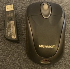 MICROSOFT Wireless Optical Mouse 3000 MSK-1056 w/ Receiver 1051 2.0 Blue