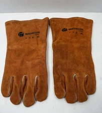 Matheson Welding Gloves Select 110 XL Black Stallion Cowhide Safety Work Pair