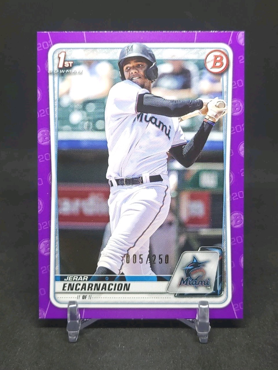 2020 Bowman - Prospects Jerar Encarnacion #BP-96 Purple /250 (RC)