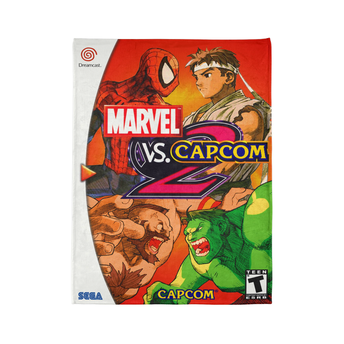 Marvel vs. Capcom 2: New Age of Heroe Sega Dreamcast Game Cover