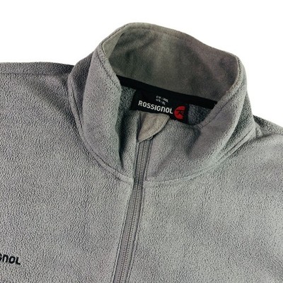Rossignol Men's Full Zip Fleece Jacket Gray   Size XL