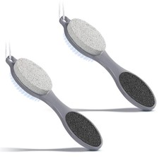 2 Pcs 4-In-1 Foot File Callus Remover Foot Scrubber Dead Skin Remover Tools