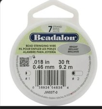 Beadalon Bead Stringing Wire Silver 30ft