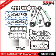 For 1997-1999 Ford Expedition 4.6L Full gasket Bolts set Timing Chain Kit