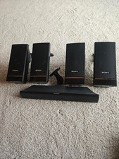 5 Sony SS-TSB93 3 Ohms Portable Surround Sound Speaker Pair w/ Center Channel