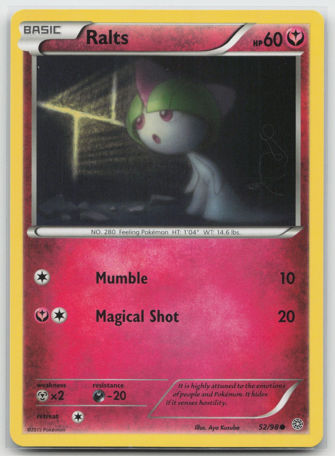 Ralts XY - Ancient Origins 52/98 Common NM Pokemon