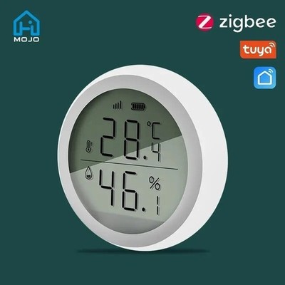 Tuya Smart ZigBee Thermometer Home Innen Temperatur und Luftfeuchtigkeit Sensor