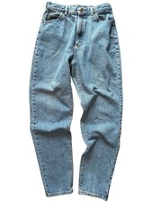 Vintage 90s Lee Women’s Jeans Size 14 Long High Rise Blue Denim USA Made