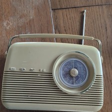 Bush TR82/7 Antique Portable Radio FM MW LW with Headphone Jack plug included