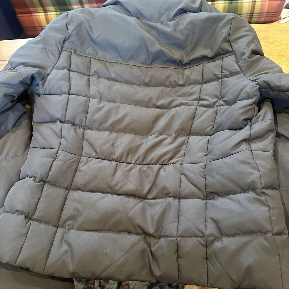 Chaqueta acolchada Abercrombie & Fitch para mujer XS USADA EN EXCELENTE ESTADO Abrigo de invierno Y2K Plumón Pluma Foto 4 de 4