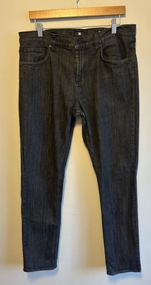 DC Shoes Skateboarding Men s Jeans Size 34X32 Black Denim Slim Fit 2014 NWOT
