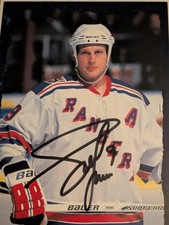 Adam Graves New York Rangers Signed picture