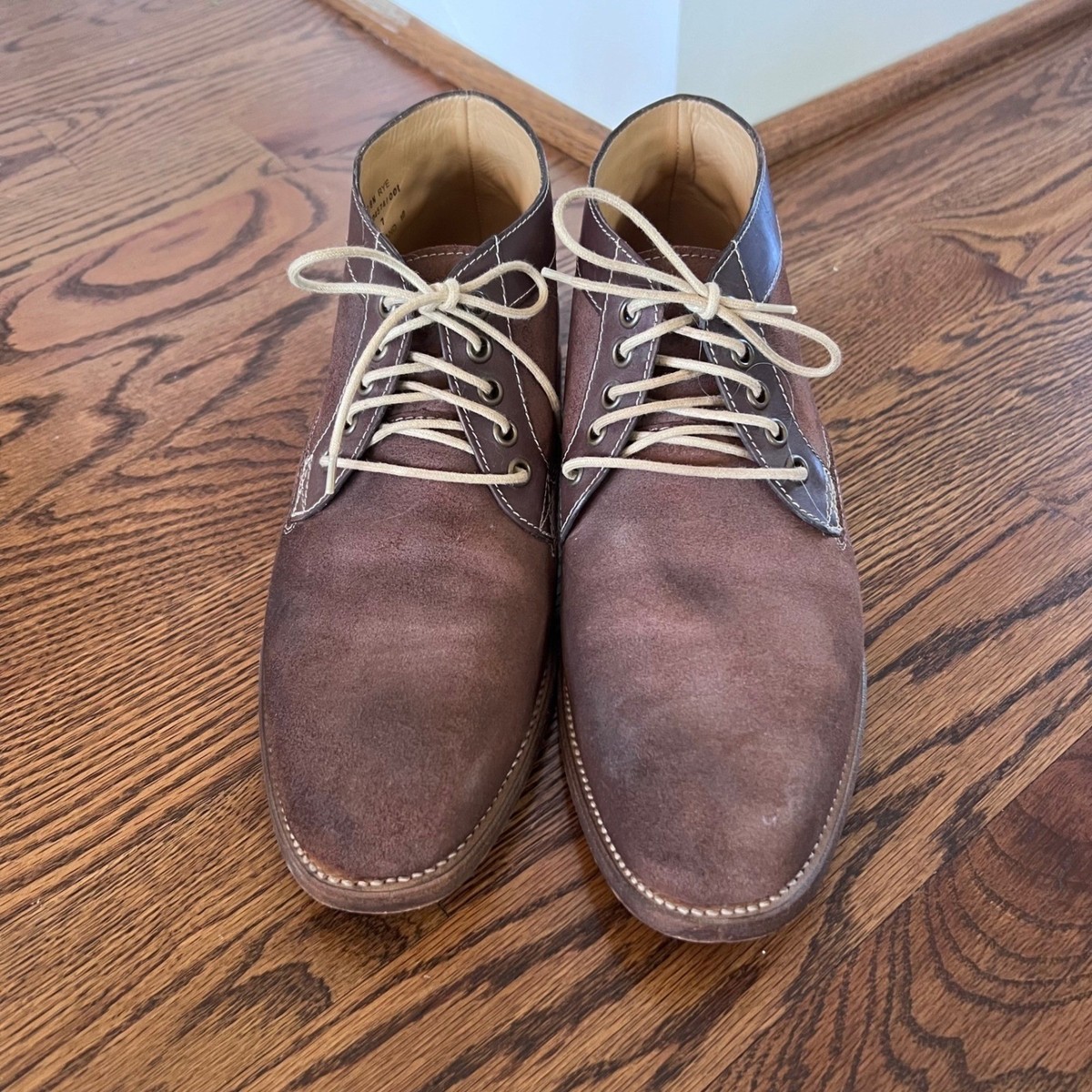 Charles Tyrwhitt Rye Brown Suede Leather Chukka Boots Made in England‎ Mens 7 Charles Tyrwhitt Rye Brown Suede Leather Chukka Boots Made  main image 4