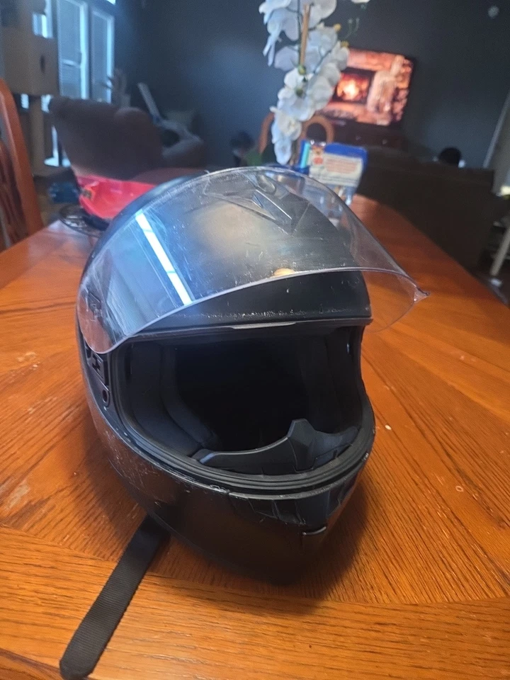 1Storm Casco Completo Motocicleta Modular Abatible Doble Protector Parasol Interior Foto 2 de 4