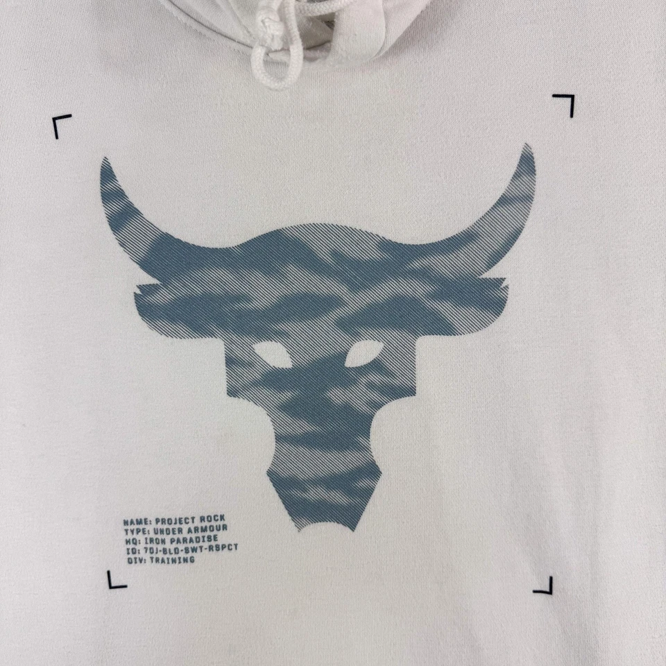 Under Armour Project Rock Hoodie Shirt Mens Large Iron Paradise Training Gym - Image 2 of 4