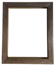 U004 1" Brown Barnwood Picture Frame