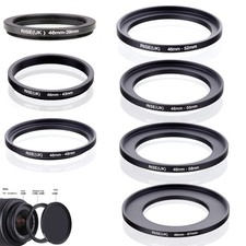 Matel Step Up/down Adapter Rings 46mm to 37 39 43 49 52 55 58 62 67 72 mm UV CPL